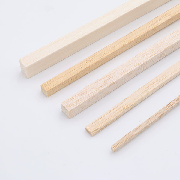 Balsa Vierkantleisten 5x20mm, Länge: 1.000mm, VE 1 Stck., Best.-Nr. 661.5x20 Graupner Modellbau