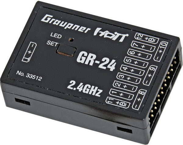 GRAUPNER Empfänger GR-24 2,4 GHZ HoTT Best.-Nr. 33512 Graupner Modellbau