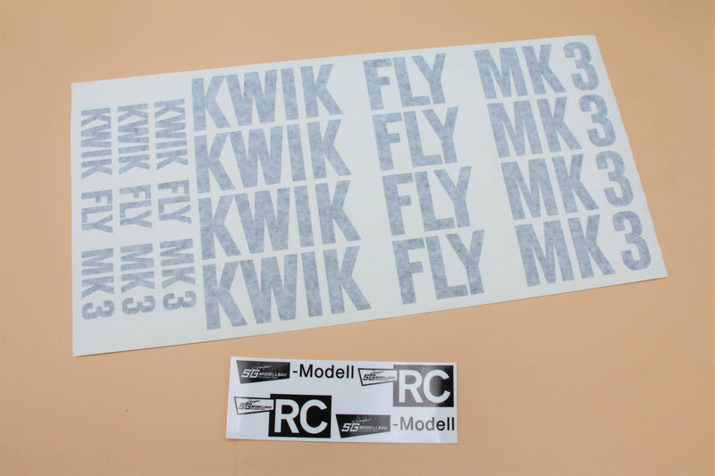 KWIK FLY MK3 RC powered flight model quick assembly kit Order no. 4629