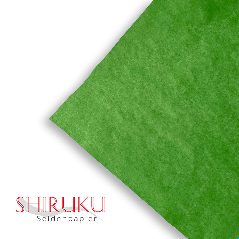 SHIRUKU hochwertiges Seidenpapier 50x76cm apfelgrün (2 Stk.) Best.-Nr.530.45