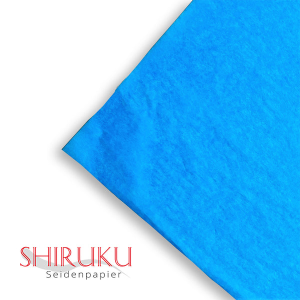 SHIRUKU hochwertiges Seidenpapier 50x76cm aqua (2 Stk.) Best.-Nr.530.24 Graupner Modellbau