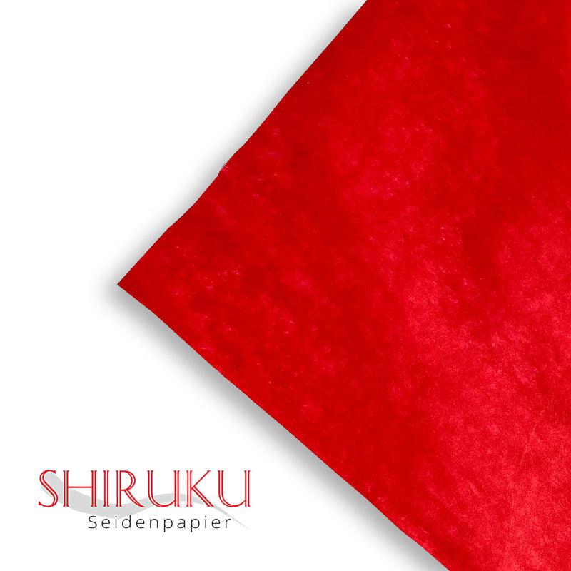 SHIRUKU hochwertiges Seidenpapier 50x76cm rot (2 Stk.) Best.-Nr.530.34 Graupner Modellbau