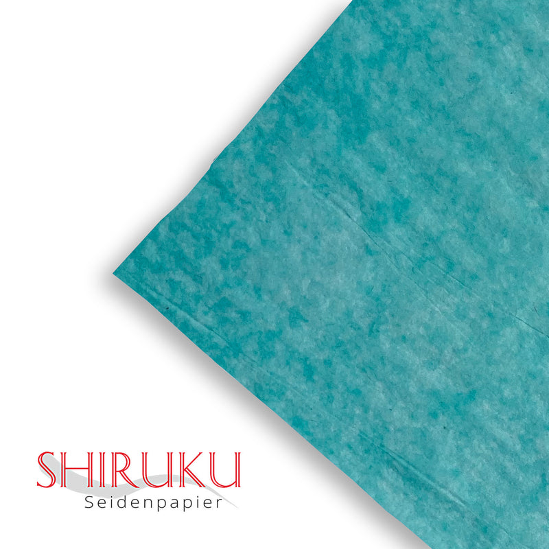 SHIRUKU hochwertiges Seidenpapier 50x76cm türkis (2 Stk.) Best.-Nr.530.23 Graupner Modellbau